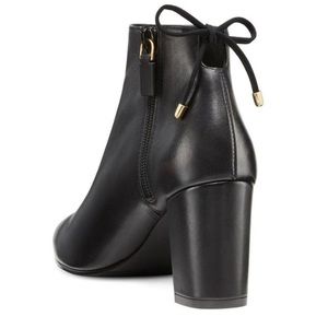 STUART WEITZMAN Tieback 75mm Block Bootie Black size 6.5